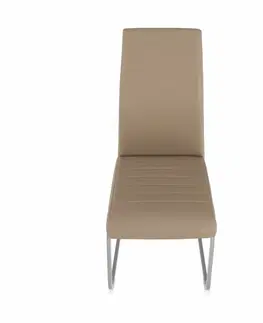 Stoličky Jedálenská stolička, sivohnedá TAUPE/sivá, NOBATA