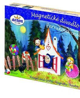 Drevené hračky DETOA - Magnetické divadlo Perníková chalúpka