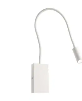 Svietidlá Redo Redo 01-2754 - LED Flexibilná lampička WALLIE LED/3W/230V USB CRI 90 biela 