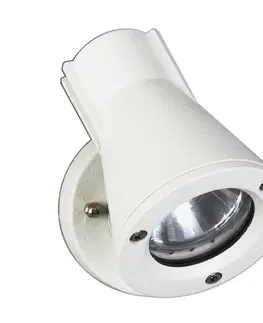 LED reflektory a svietidlá s bodcom do zeme Albert Leuchten Vonkajšie nástenné svetlo 639 biele otočné výkyvné