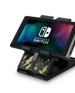 Príslušenstvo k herným konzolám HORI PlayStand for Nintendo Switch (Pokémon: Pikachu Black & Gold) NSW-294U
