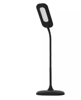 Stolné lampy EMOS Lampa stolná LED STELLA, čierna Z7602B