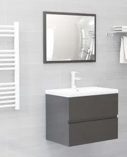 Kúpeľňové skrinky Skrinka pod umývadlo 60 cm Dekorhome Betón