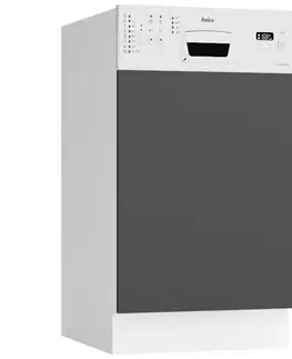 Dvierka a čelá zásuviek pre kuchynske skrinky Predná stena umývačky Max 45po šedá
