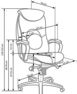 Kancelárske stoličky Kancelárske kreslo QUAD Halmar