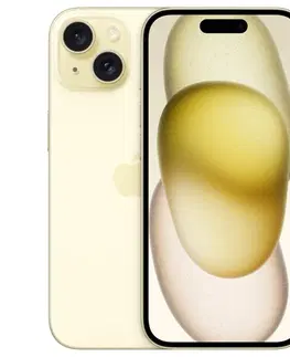 Mobilné telefóny Apple iPhone 15 128GB, žltá MTP23SXA