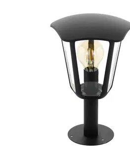 Záhradné lampy Eglo Eglo 98122 - Vonkajšia lampa MONREALE 1xE27/60W/230V IP44 výška 335 čierna 