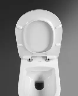 Záchody SAPHO - PAULA závesná WC misa, 35,5x50cm, biela TP325