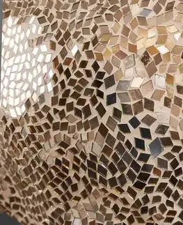 Dekorácie LuxD Nástenná dekorácia Randal 56 cm zlatá mozaika
