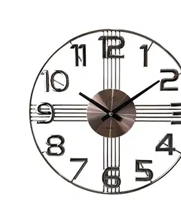 Hodiny Dizajnové nástenné hodiny JVD HT051.4, antracit 40cm