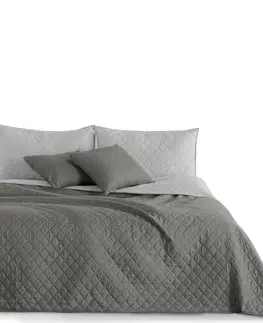 Prikrývky na spanie DecoKing Prehoz na posteľ Axel sivá, 220 x 240 cm, 220 x 240 cm