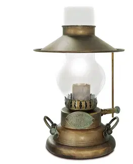 Stolové lampy Moretti Luce Stolná lampa Guadalupa zo starých čias