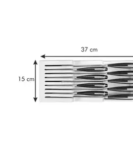 Odkvapkávače na riad TESCOMA zásobník na nože FlexiSPACE 370 x 148 mm, pre 9 nožov