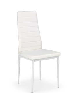 Jedálenské stoličky HALMAR K70 jedálenská stolička biela