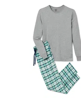 Pajamas Džersejové pyžamo, kockované