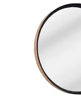 Zrkadlá LuxD Dizajnové nástenné zrkadlo Rotterdam  čierne  x  29003