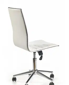 Kancelárske stoličky Kancelárska stolička TIROL Halmar Biela