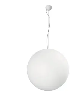 Závesné svietidlá Linea Light Závesná lampa Oh biela energeticky úsporná 28 cm