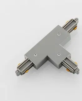 Svietidlá pre 1fázové koľajnicové svetelné systémy Arcchio T-konektor pre 1-fázový koľajnicový systém nikel