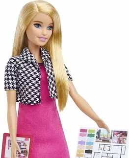 Hračky bábiky MATTEL - Barbie Prvé povolanie - Interiérová dizajnérka