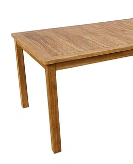 Stolčeky ASKO Záhradný stôl RIVIERA 190x100 cm (teak)