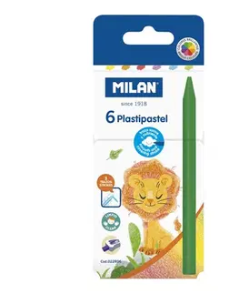 Hračky MILAN - Pastelky okrúhle plastické 6 ks