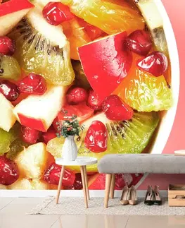 Tapety jedlá a nápoje Fototapeta letný ovocný šalát
