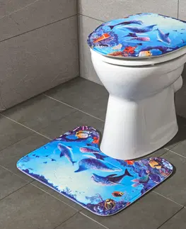 Doplnky 2-dielna kúpeľňová súprava „Delfíny“