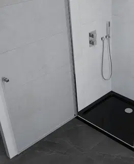 Vane MEXEN/S - Pretória sprchovací kút 80x90, transparent, chróm + sprchová vanička vrátane sifónu 852-080-090-01-00-4070