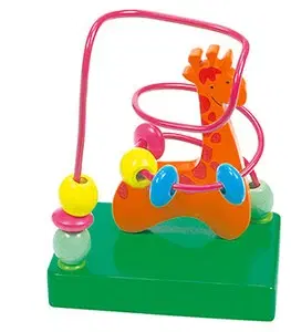 Drevené hračky Bino Motorický labyrint Žirafa