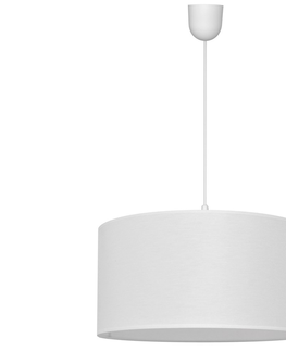 Svietidlá  Luster na lanku ALBA 1xE27/60W/230V pr. 40 cm biela 