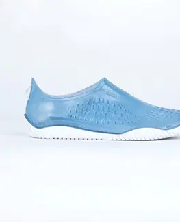 obuv Obuv na cvičenie vo vode Fitshoe denimovo modrá