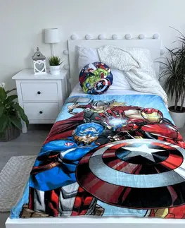 Detské deky Jerry Fabrics Detská deka Avengers Heroes 02, 100 x 150 cm
