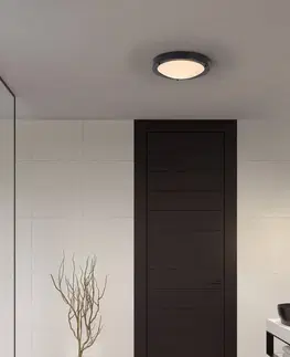 Stropné svietidlá LEDVANCE LEDVANCE Bathroom Classic Round svetlo 31cm čierna