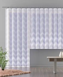 Záclony Hotová záclona alebo balkónový komplet, EPONA, biela 300 x 170 cm