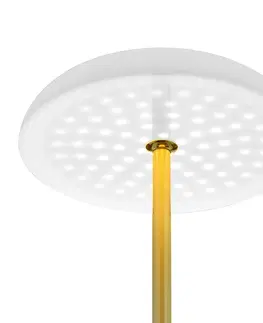 Stolové lampy BANKAMP BANKAMP Vanity stolná LED dotykový stmievač mosadz