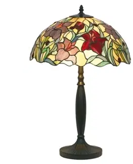 Stolové lampy Artistar Kvetinová stolová lampa ATHINA, ručná výroba 62 cm