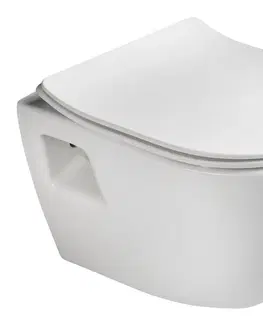 Záchody SAPHO - PAULA závesná WC misa, 35,5x50cm, biela TP325