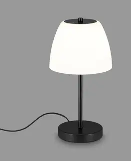 Stolové lampy Briloner Stolná lampa LED Masa s dotykovým stmievačom, čierna