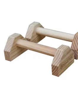 Ostatné fitness náradie Push Up Bar MASTER - podpera na kliky drevené stálky 30 x 13 x 10,5 cm