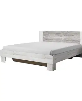 Dvojlôžkové postele Posteľ + nočné stoliky Vera 51 arctic pine