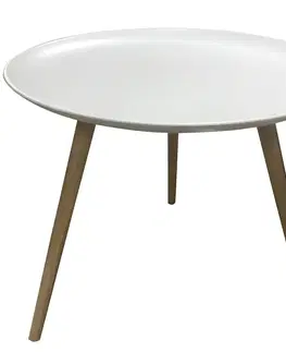 Konferenčné stolíky s úložným priestorom Konferenčný stôl Island biely