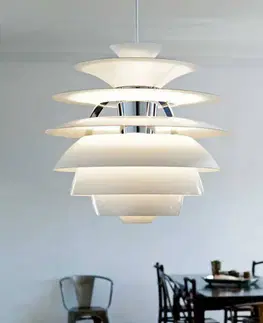 Závesné svietidlá Louis Poulsen Louis Poulsen Snowball – dizajnérska závesná lampa
