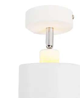 Nastenne lampy Moderné stropné svietidlo biele nastaviteľné - Lofty