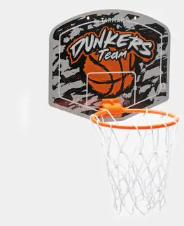 basketbal Basketbalový kôš Mini pre deti a dospelých SK100 Dunkers oranžovo-sivý