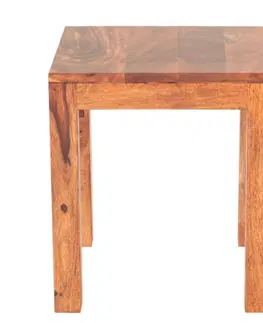 Záhradné stoličky a kreslá Odkladací stolík Gani 40x45x40 z indického masívu palisander