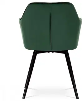 Stoličky Otočné jídelní křeslo DCH-425 Autronic Zelená