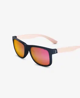 jachting Turistické slnečné okuliare MH T140 pre deti nad 10 rokov kat. 3 ružovomodré