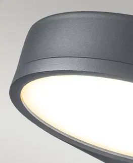 Vonkajšie nástenné svietidlá Elstead LED svietidlo Zola, nehrdzavejúca oceľ sivá