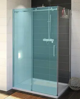 Sprchovacie kúty GELCO - DRAGON bočná stena 800mm, číre sklo GD7280